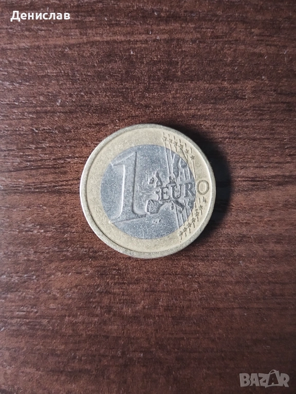 1 евро Испания 2001г., снимка 1