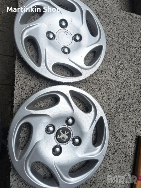 Тасове Пежо 14 цола оригинални 2броя, снимка 1