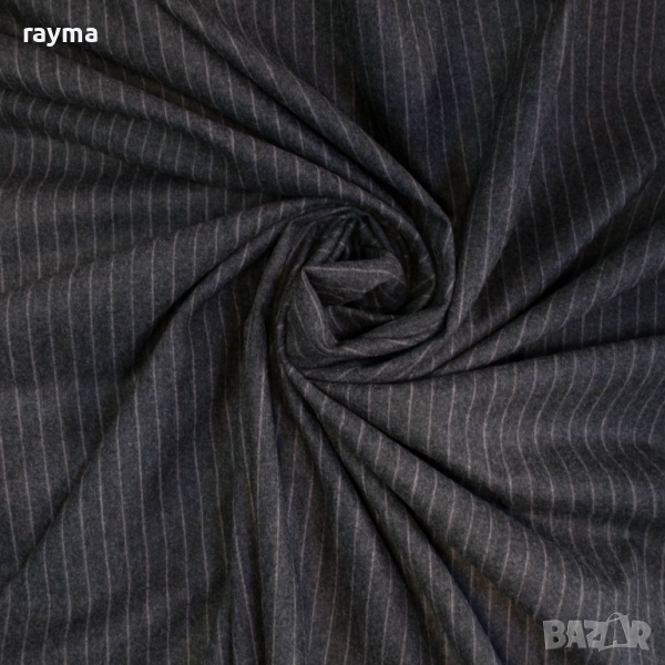 Италианска сива вълна и кашмир райе, снимка 1