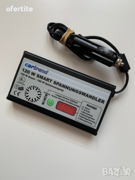 ✅ Преубразовател 🔝 12 V / 220 V, снимка 1