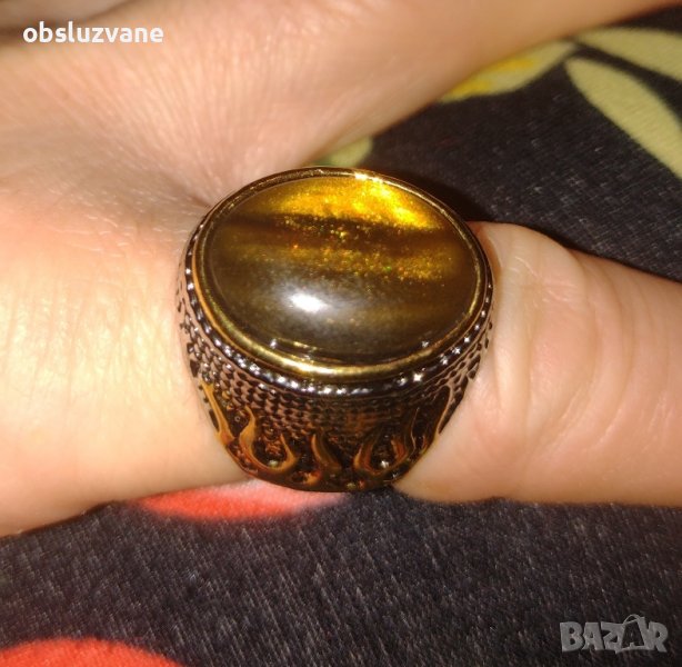 Пръстен Тигрово око, снимка 1