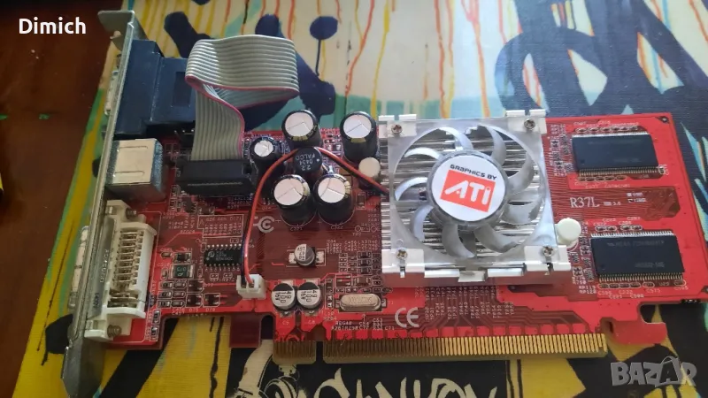Видеокарта ATI Radeon X300SE 128MB 64bit , снимка 1