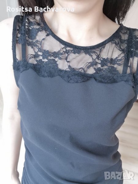 Черен топ, S размер, снимка 1