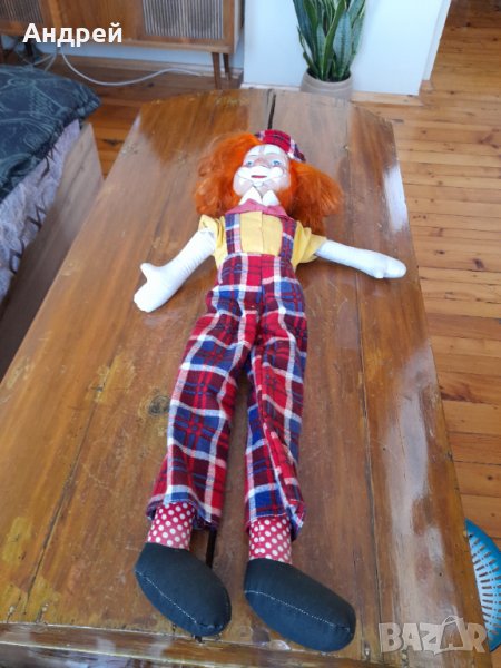 Стара кукла,клоун #11, снимка 1