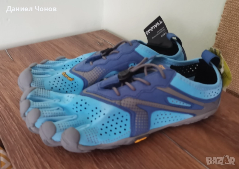 Боси обувки от дишаща материя Vibram V - run, снимка 1