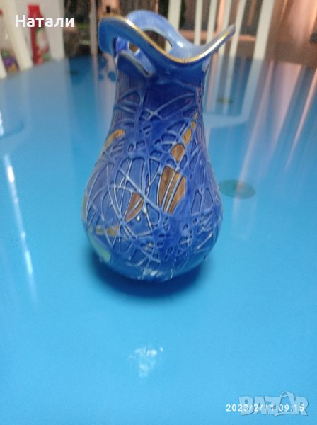 ваза синя керамична 236, снимка 1