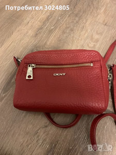 Кожена чанта DKNY, снимка 1