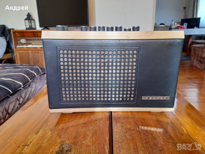Старо радио,радиоприемник Геолог #3, снимка 1