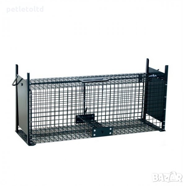 Капан за диви животни с два отвора 61 см Х 25 см Х 25 см, снимка 1