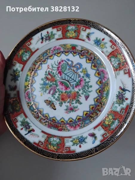 винтидж китайска порцеланова чиния, снимка 1