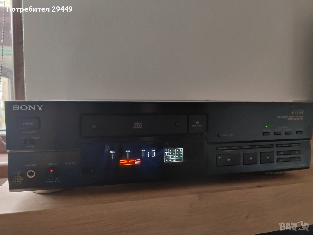 SONY CDP-X555ES, снимка 1