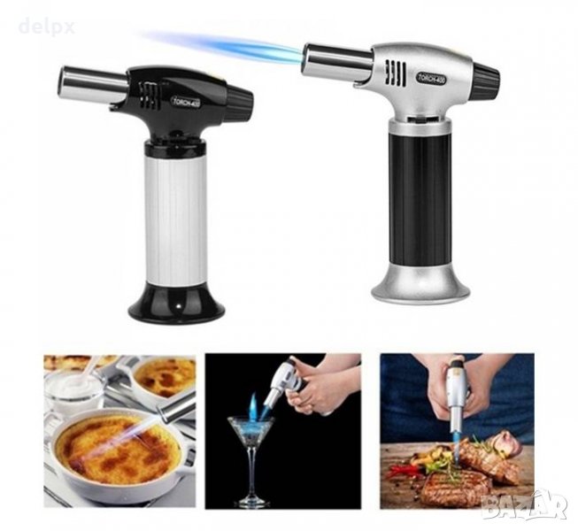 Газова горелка BS-400 готварска с пиезо запалване 1300°C 50ml, снимка 1