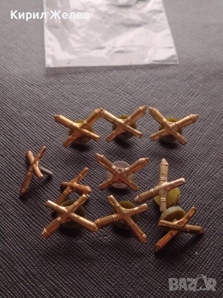 Лот вензели 10 броя на АРТИЛЕРИСТ от соца НРБ за КОЛЕКЦИОНЕРИ 42795, снимка 1