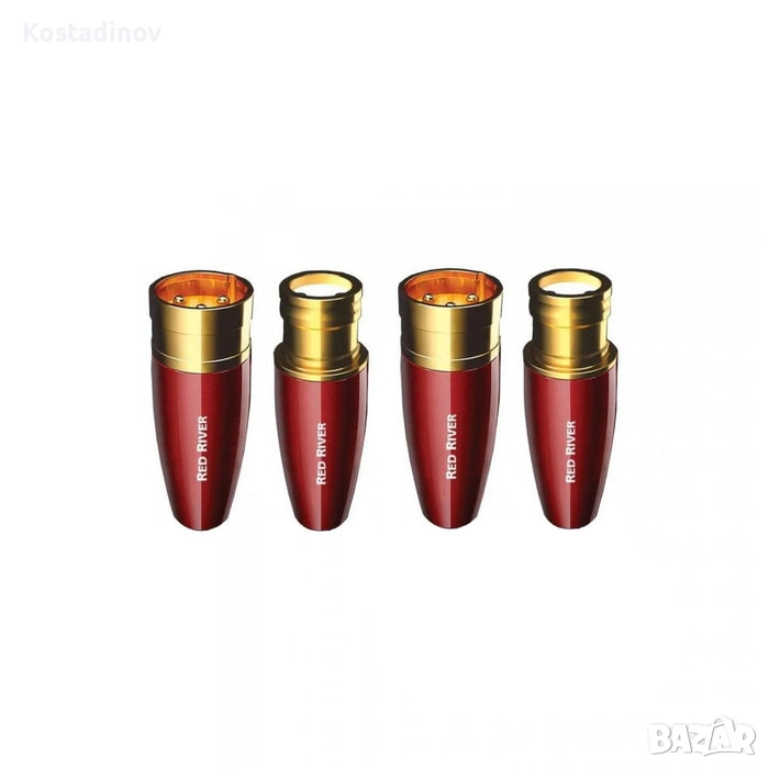 Канони конектори AudioQuest Red River XLR, снимка 1