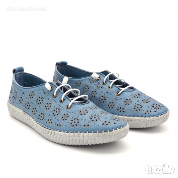 Дамски обувки от естествена кожа с анатомична стелка, снимка 1