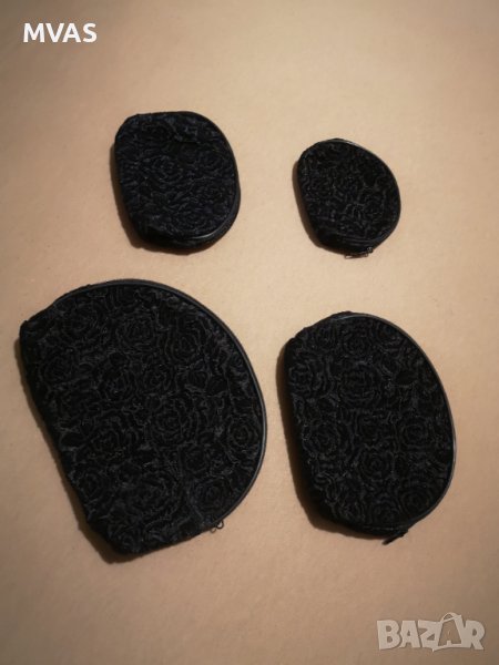 Нов комплект несесери 4 в 1 черни на розички, снимка 1