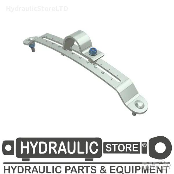 Поцинкована скоба за монтаж на калник Ø42 60167110, снимка 1