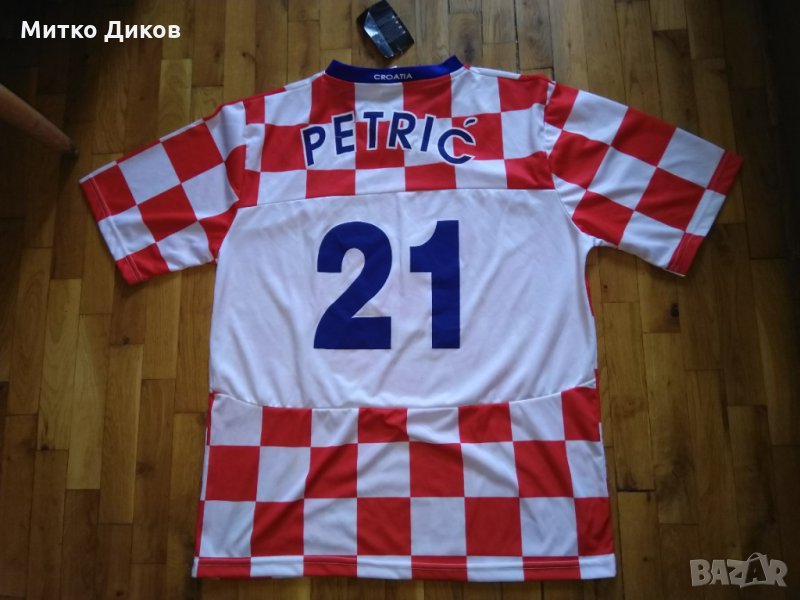 Хърватска тениска фенска нова №21 Младен Петрич размер ХЛ, снимка 1
