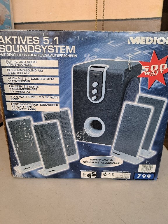 Medion 5.1 active sound system sales