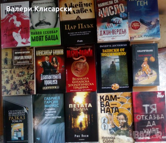 Книги на тема "Трилъри и Популярни романи" от 5 до 20 лв., снимка 1 - Художествена литература - 28408389