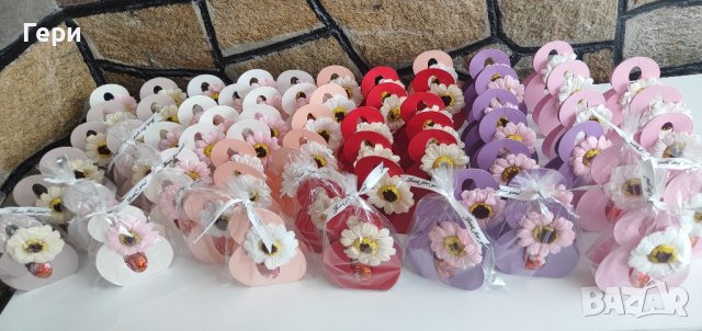 Осмици от перлен картон