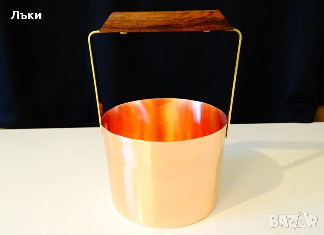 Медна ледарка,меден съд чиста червена мед.