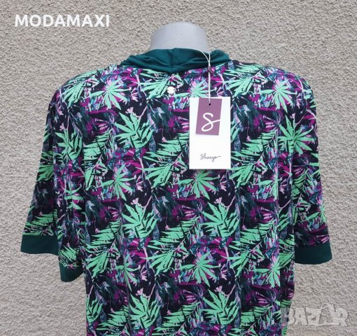 3XL Нова туника Sheego в зелено , снимка 6 - Туники - 37026466