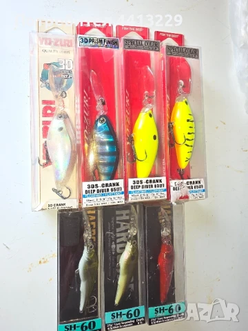 воблери, юзури 3Д кранк, салмо хорнет , снимка 2 - Такъми - 50996282