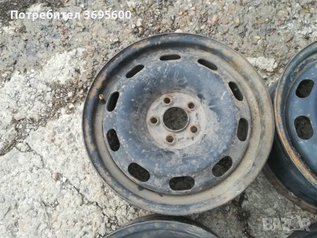 Железни джанти 15 5х100 Голф 4 Ауди А3 Леон Октавия Golf Audi A3 Leon Octavia, снимка 4 - Гуми и джанти - 45653092