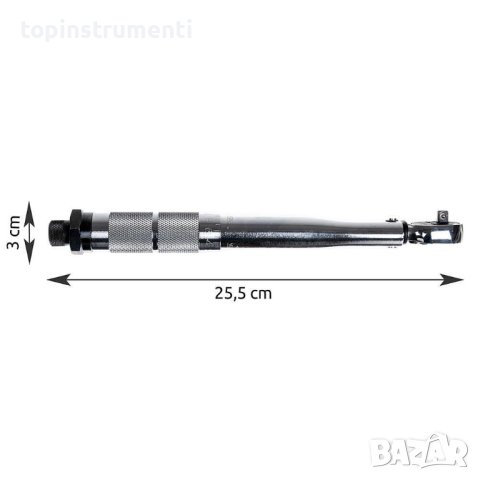 Динамометричен ключ, 5-25Nm, 1/4", XTROBB 011745, снимка 4 - Гедорета - 42960571