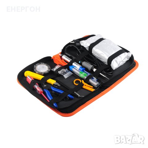 Комплект за запояване мултицет поялник тинол вакуум помпа клещи фазомер, снимка 2 - Поялници и запояване - 43854701