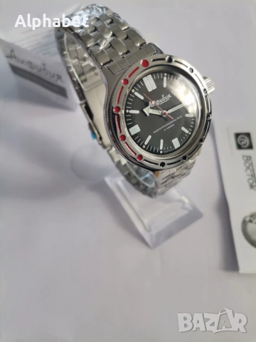 НОВ ВОСТОК АМФИБИЯ Руски АВТОМАТИЧЕН часовник с ГАРАНЦИЯ , снимка 2 - Смарт часовници - 53111568