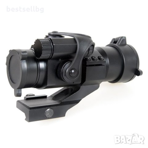 Тактически бързомерец 1х30 оптически мерник оптика оръжие пушка уивър, снимка 10 - Оборудване и аксесоари за оръжия - 28966252