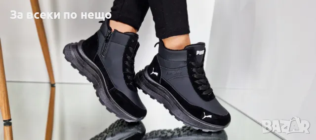 Дамски черни маратонки Puma, снимка 4 - Маратонки - 48289136