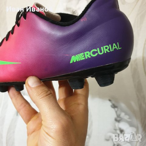 бутонки NIKE MERCURIAL VORTEX FG номер 44 -44,5, снимка 4 - Футбол - 39842800