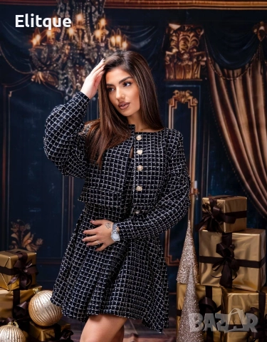 дамски комплект сако и рокля , снимка 6 - Рокли - 52743643