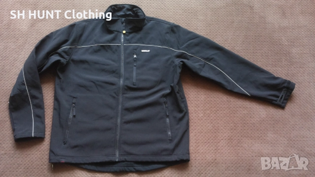 CATERPILAR Softshell Work Jacket размер XL работна горница вятърно устойчива W4-218
