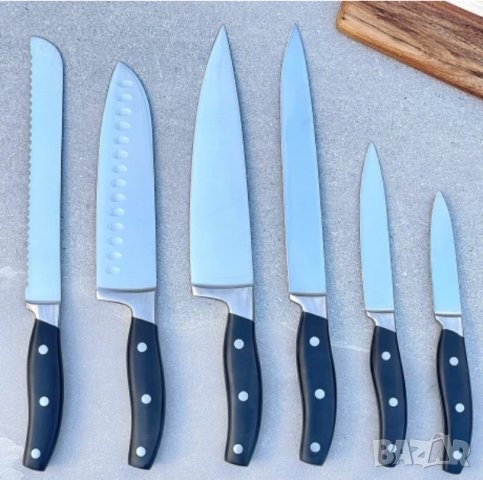 Азиатски нож Homezaza 17 сm  / Santoku, снимка 3 - Прибори за хранене, готвене и сервиране - 37922713