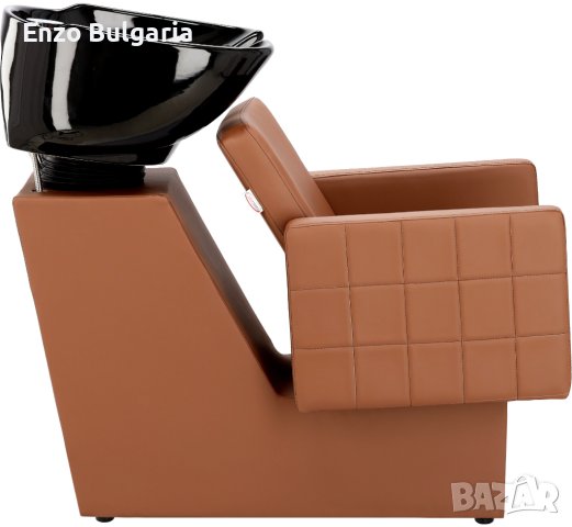 Фризьорски комплект Tom 2x хидравлични въртящи се фризьорски стола с керамична купа FJ-83023 ZESTAW, снимка 4 - Друго оборудване - 43861764