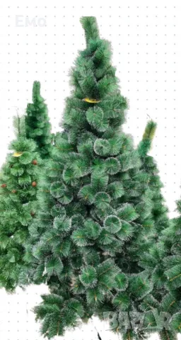 Елха 180см с бели връхчета, снимка 3 - Декорация за дома - 47929758