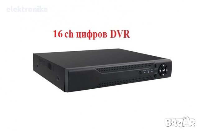 16 канален DVR HDMI H.264 - 16ch цифров видеорекордер, снимка 1 - IP камери - 43296360