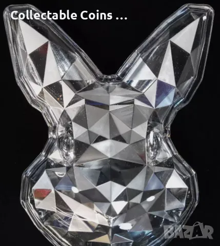 колекционерска сребърна монета лунар заек 2023