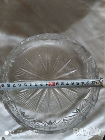 кристална купа,фруктиера, снимка 2 - Антикварни и старинни предмети - 35005501