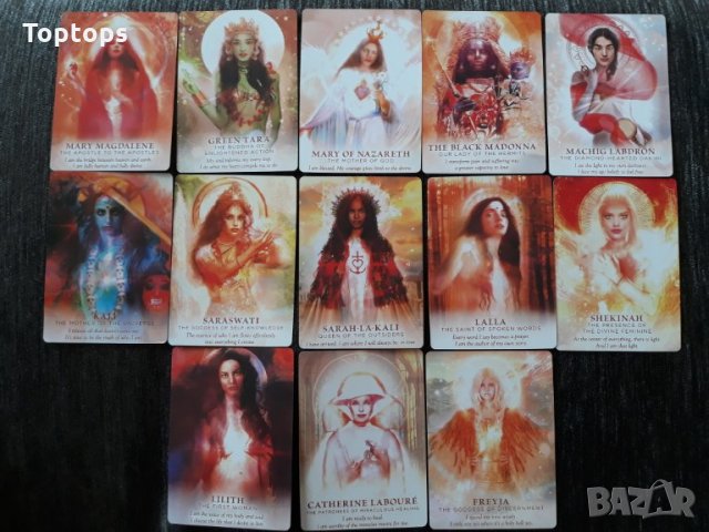 Оракул карти: Divine Feminine Oracle & Goddess Power & Goddess Spirit, снимка 5 - Карти за игра - 32557254