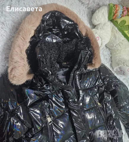 Дамско зимно късо модерно яке, снимка 4 - Якета - 47972774