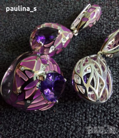 Два различни броя / Дизайнерски комплект сребърни бижута проба 925 / Япония Japan , снимка 8 - Бижутерийни комплекти - 32971465