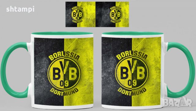 Чаша Борусия Дортмунд Borussia Dortmund Керамична, снимка 3 - Фен артикули - 34783864