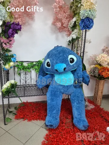 Голям плюшен Стич, 120см Lilo Stitch плюшени играчки Лило и Стич , снимка 2 - Плюшени играчки - 47499799