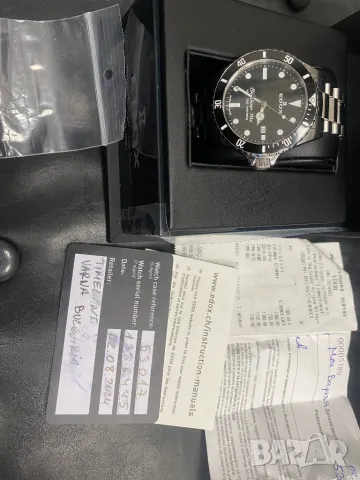 Като нов мъжки часовник Edox skydiver 70s, снимка 2 - Мъжки - 49415913