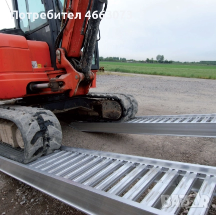 Алуминиеви товарни рампи за колесни и верижни машини, снимка 3 - Други машини и части - 52570890